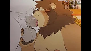 slay rub elbows with furry bear blowjob